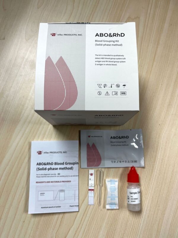 ABO & RhD Blood Grouping Test Strip (Solid – Phase Method) Versi 2.0 (Canister)