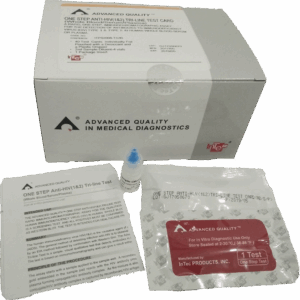 Anti-HIV (1&2) Tri-Line Test Card